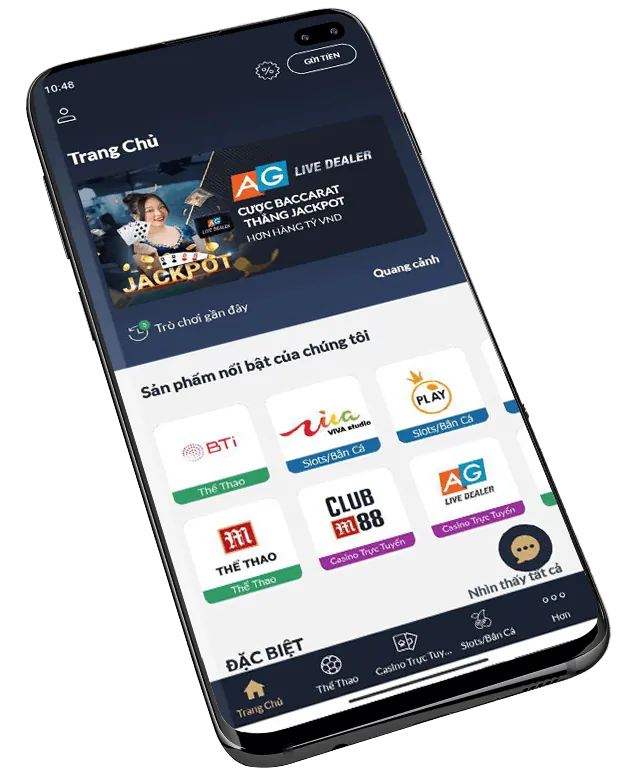 Bàn chơi casino trực tuyến với dealer người thật tại VL88